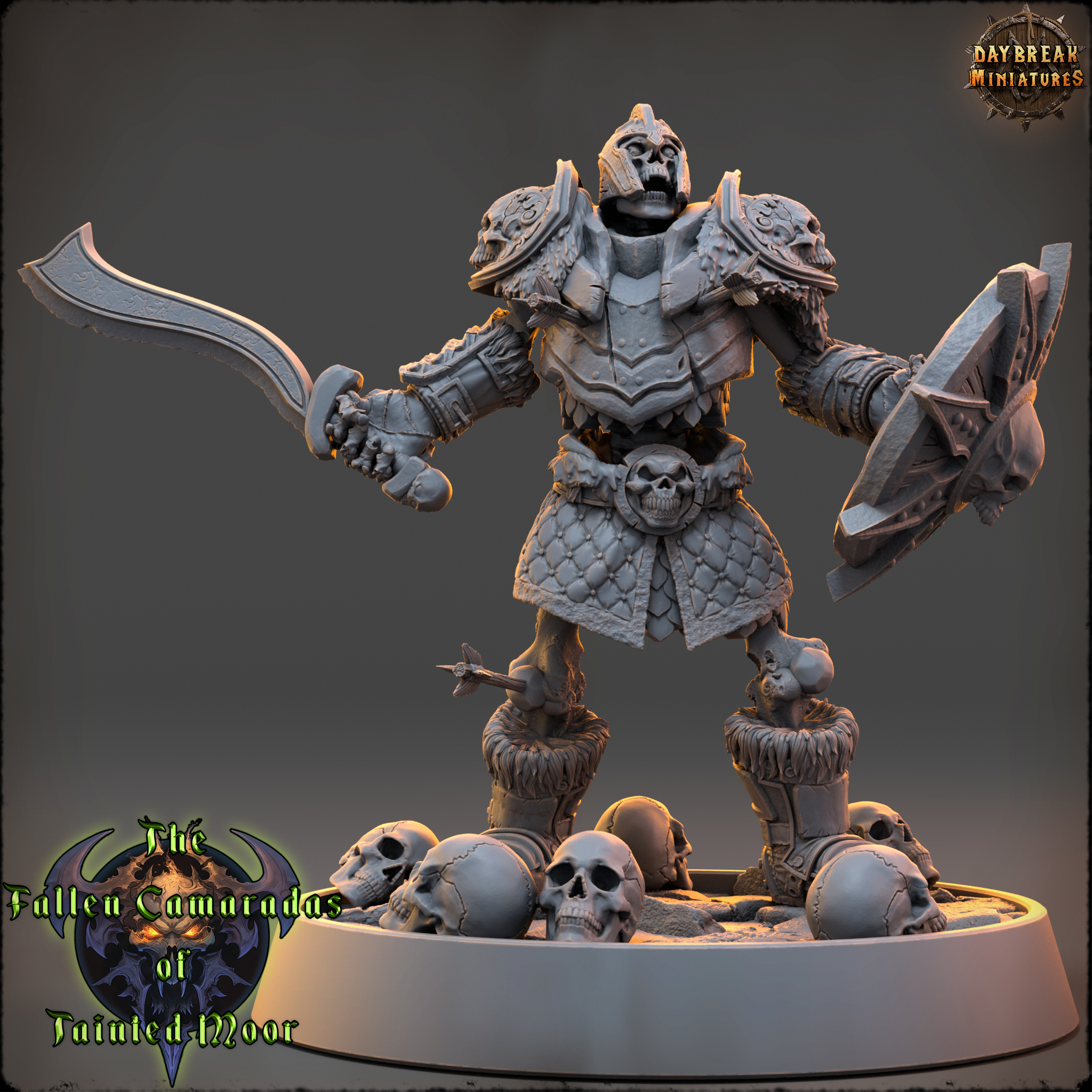Corpse-Lord Varnorsk - The Fallen Camaradas of Tainted Moor